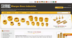 Desktop Screenshot of bhargavbrass.com